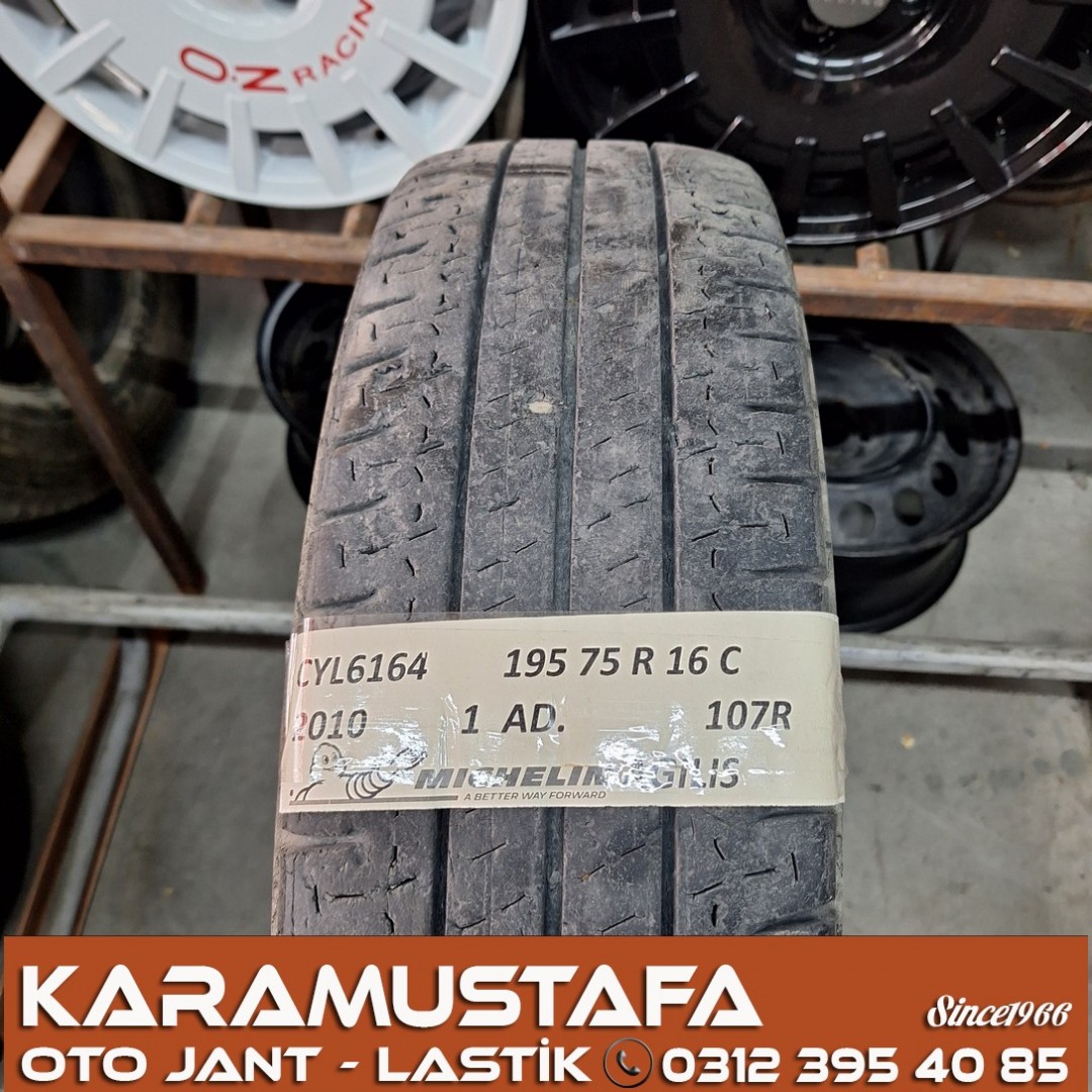 195 75 R 16 MICHELIN AGILIS 107R * 2010 * 1 ADET * CYL6164