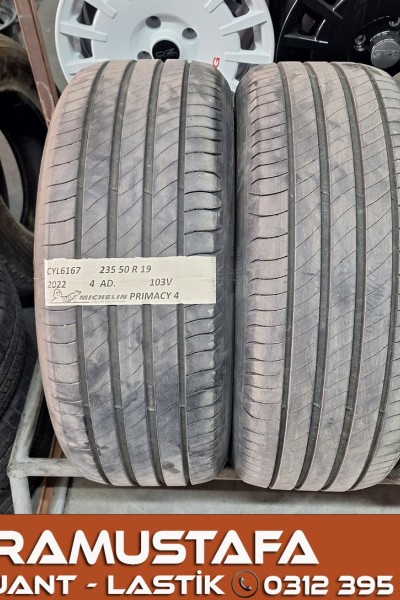 235 50 R 19 MICHELIN PRIMACY4 103V * 2022 * 4 ADET * CYL6167
