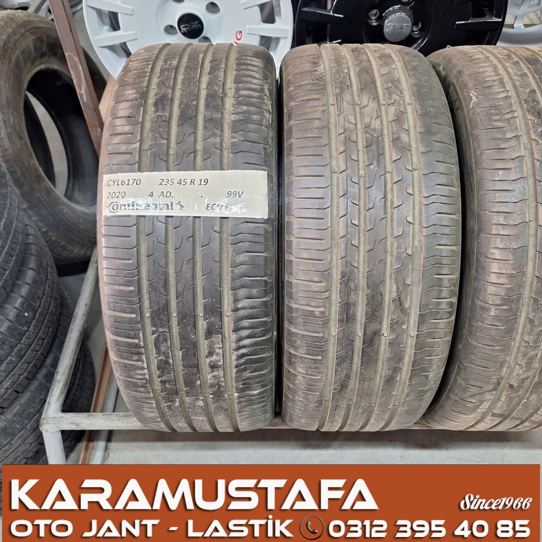 235 45 R 19 CONTINENTAL ECO6 97V * 2020 * 4 ADET * CYL6170
