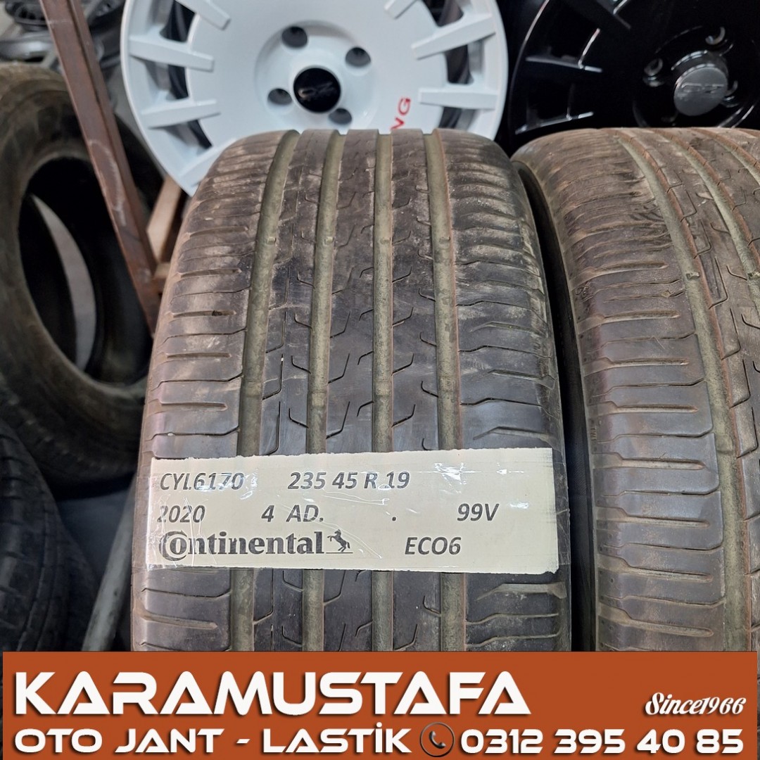 235 45 R 19 CONTINENTAL ECO6 97V * 2020 * 4 ADET * CYL6170