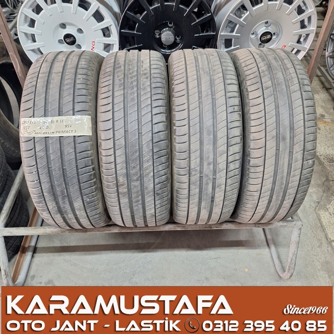 225 50 R 18 MICHELIN PRIMACY3 95V * 2017 * 4 ADET * CYL6171