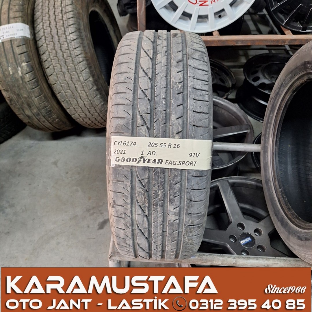 205 55 R 16 GOODYEAR EAGS 91V * 2021 * 1 ADET * CYL6174