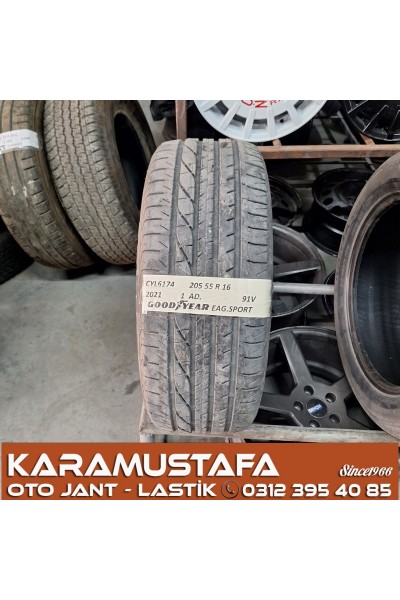 205 55 R 16 GOODYEAR EAGS 91V * 2021 * 1 ADET * CYL6174