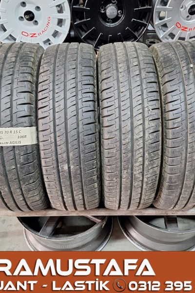 205 70 R 15 MICHELIN AGILIS 106R * 2015 * 4 ADET * CYL6176