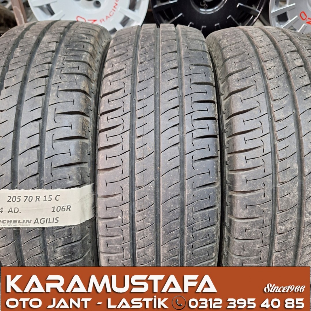 205 70 R 15 MICHELIN AGILIS 106R * 2015 * 4 ADET * CYL6176