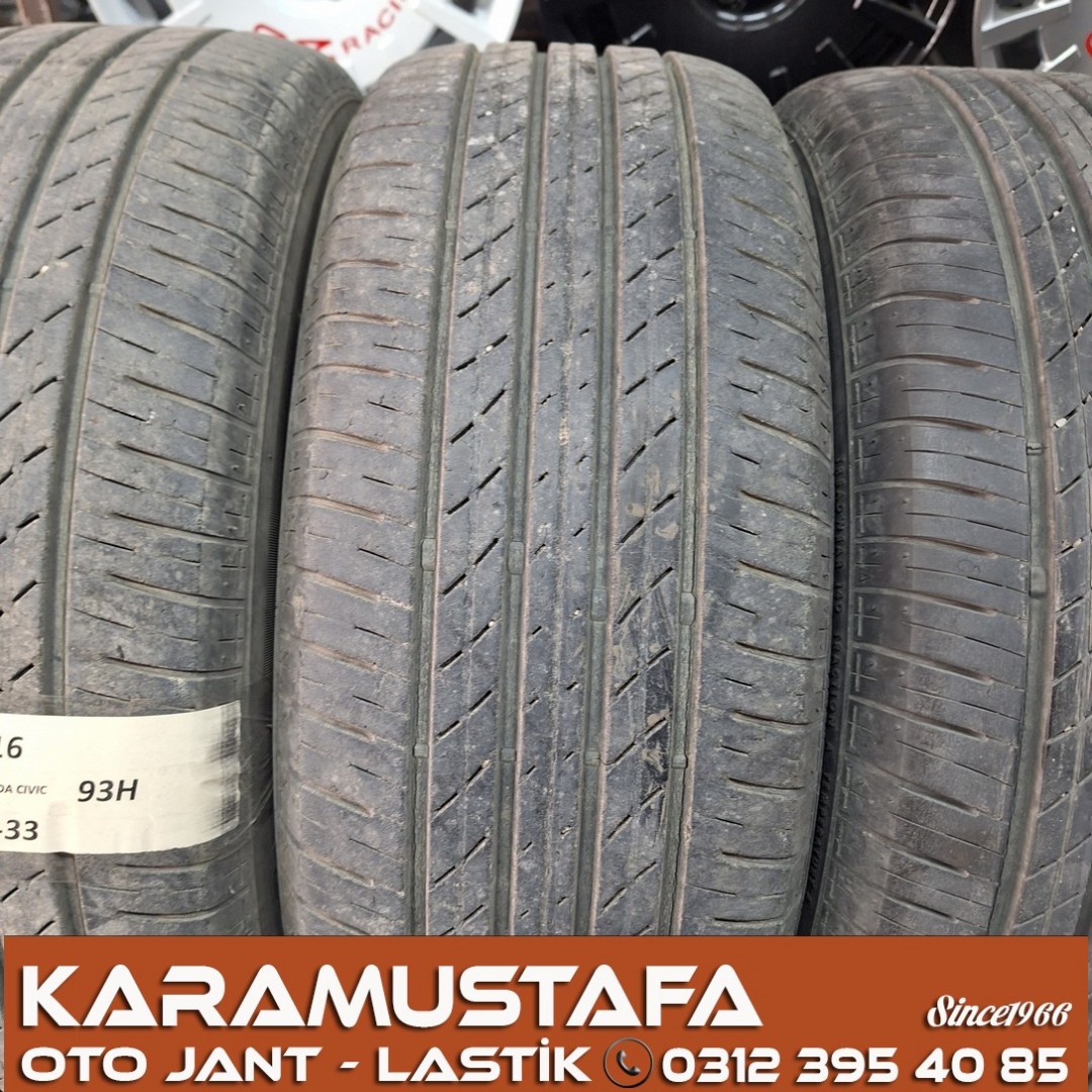 215 55 R 16 BRIDGESTONE ER33 93H * 2016 * 4 ADET * CYL6181