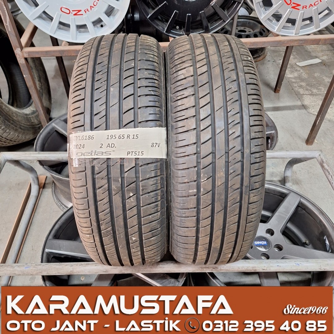 195 55 R 16 PETLAS PT515 87V * 2024 * 2 ADET * CYL6186 **