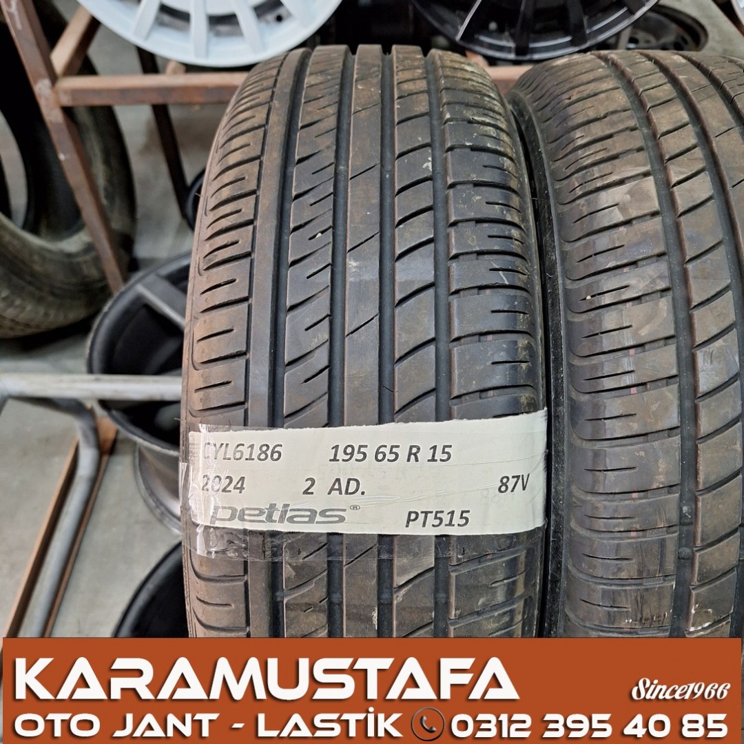 195 55 R 16 PETLAS PT515 87V * 2024 * 2 ADET * CYL6186 **