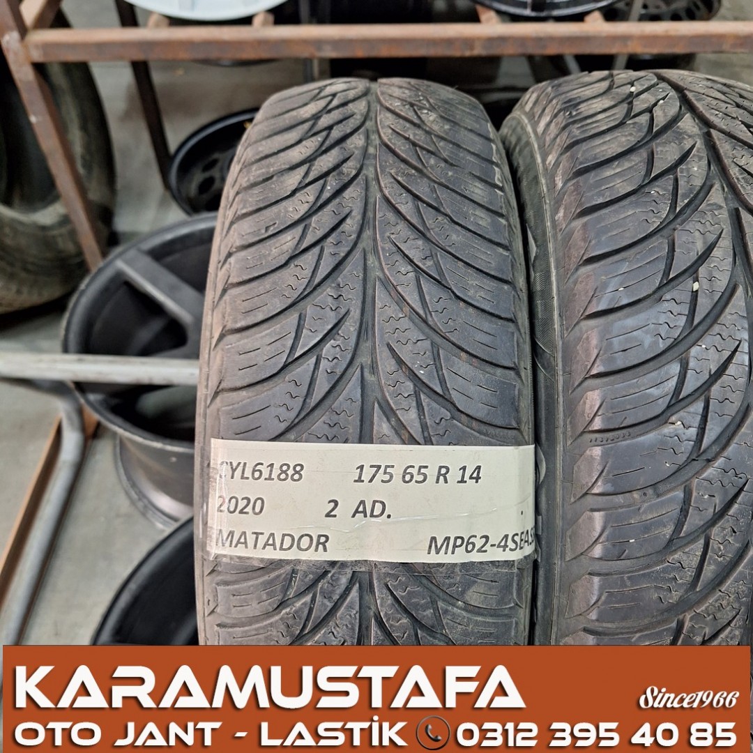 175 65 R 14 MATADOR 4 MEVSIM 82T * 2020 * 2 ADET * CYL6188