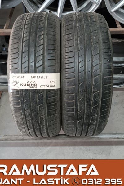 195 55 R 16 KUMHO ECSTA HM 87V * 205 * 2 ADET * CYL6194