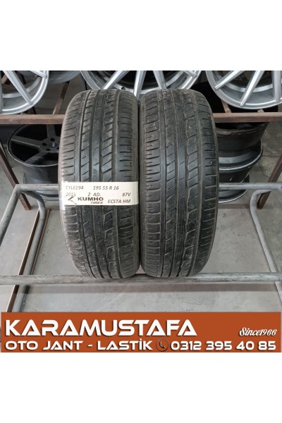 195 55 R 16 KUMHO ECSTA HM 87V * 205 * 2 ADET * CYL6194