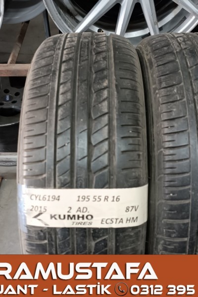 195 55 R 16 KUMHO ECSTA HM 87V * 205 * 2 ADET * CYL6194
