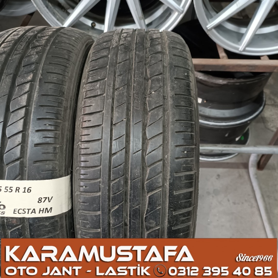 195 55 R 16 KUMHO ECSTA HM 87V * 205 * 2 ADET * CYL6194