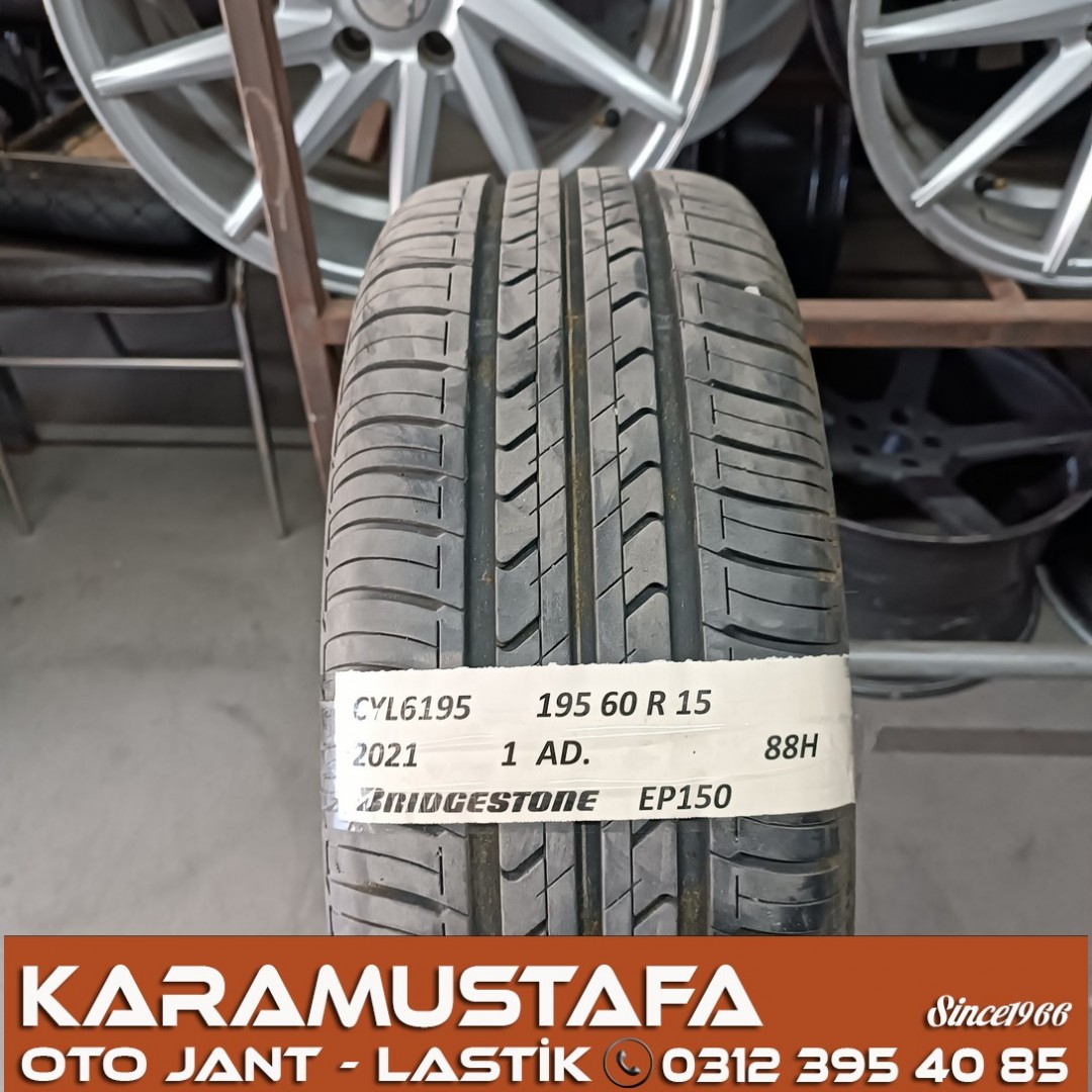 195 60 R 15 BRIDGESTONE EP150 88H * 2021 * 1 ADET * CYL6195