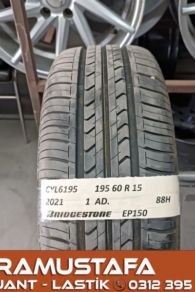 195 60 R 15 BRIDGESTONE EP150 88H * 2021 * 1 ADET * CYL6195