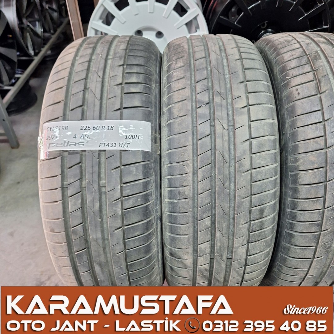 225 60  18 PETLAS PT431 HT 100H * 2021 * 4 ADET * CYL6198 **