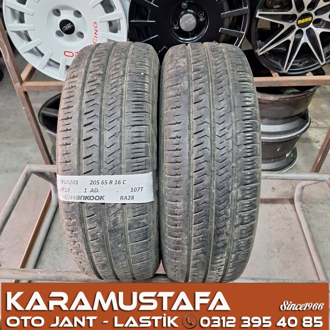 205 65 R 16 HANKOOK RA28 107T * 2016 * 2 ADET * CYL6201 **