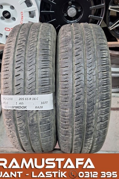 205 65 R 16 HANKOOK RA28 107T * 2016 * 2 ADET * CYL6201 **