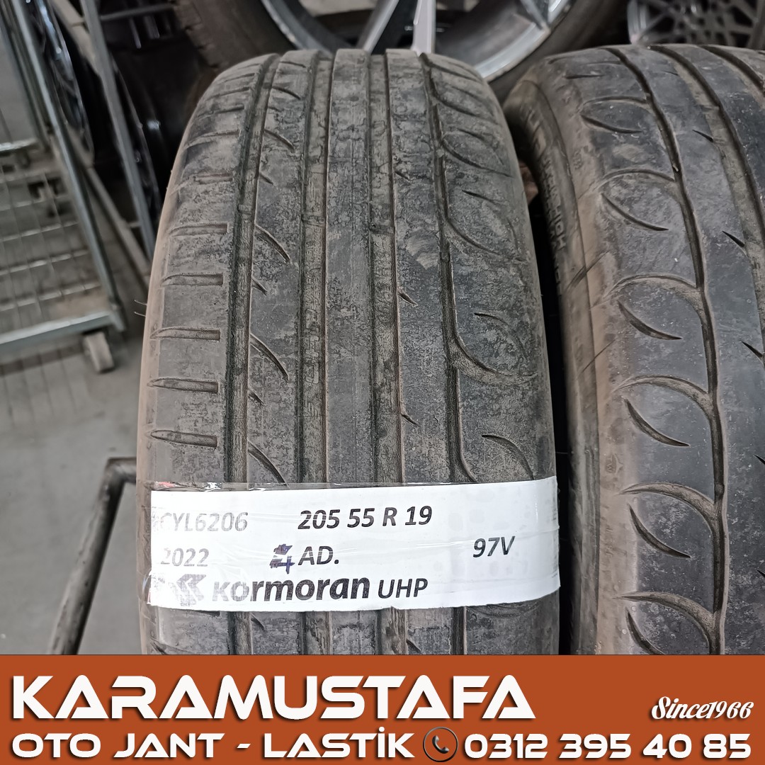 205 55 R 19 KORMORAN UHP 97V  * 2022 * 4 ADET * CYL6206 **