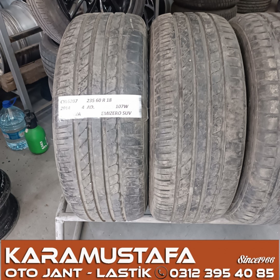 235 60 R 18 MINERVA EMIZERO SUV * 2014 * 4 ADET * CYL6207 **