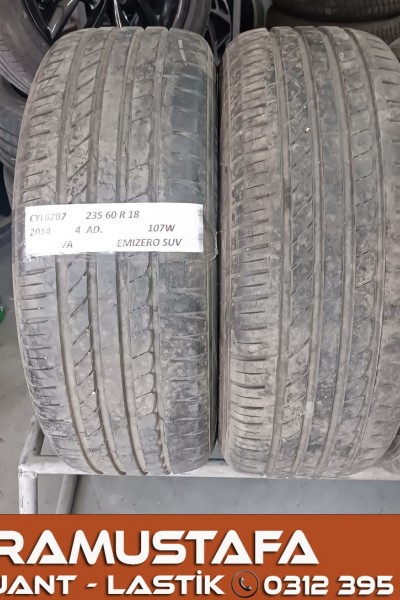 235 60 R 18 MINERVA EMIZERO SUV * 2014 * 4 ADET * CYL6207 **