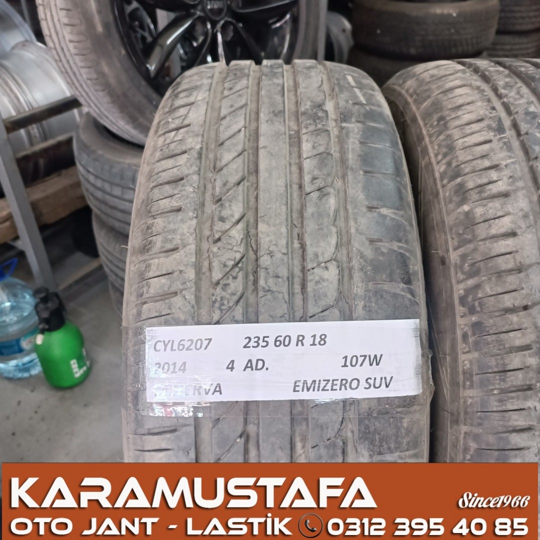 235 60 R 18 MINERVA EMIZERO SUV * 2014 * 4 ADET * CYL6207 **