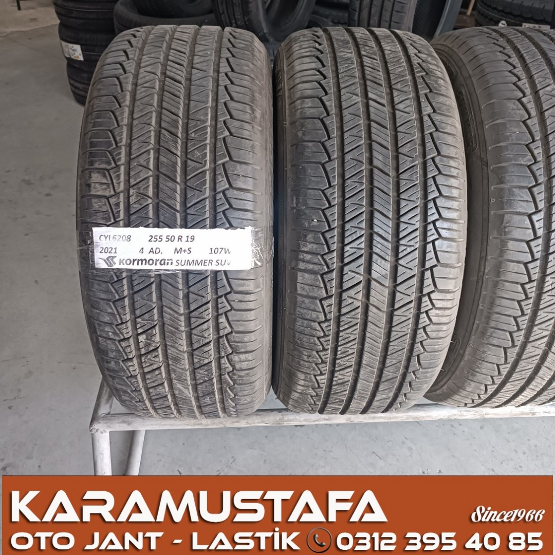 255 50 R 19 KORMORAN SUMMER SUV M+S * 2021 * 4 ADET * CYL6208**