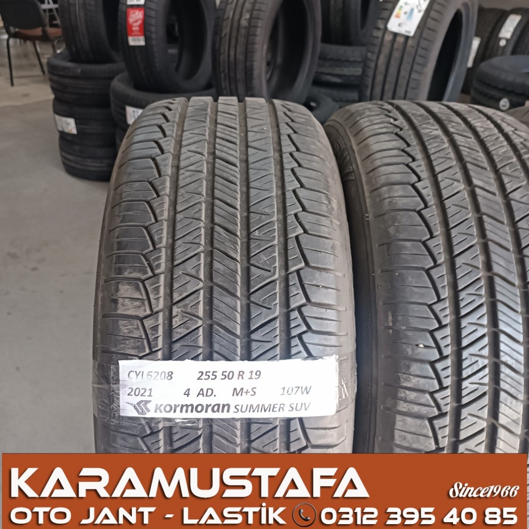 255 50 R 19 KORMORAN SUMMER SUV M+S * 2021 * 4 ADET * CYL6208**