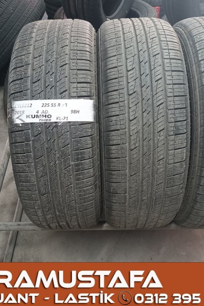 225 55 R 18 KUMHO KL21 * 2018 * 4 ADET * CYL6212 **