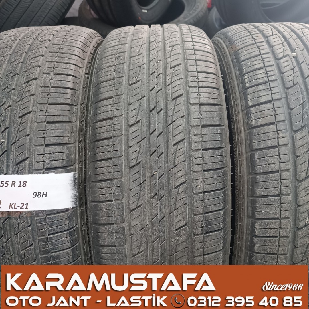225 55 R 18 KUMHO KL21 * 2018 * 4 ADET * CYL6212 **