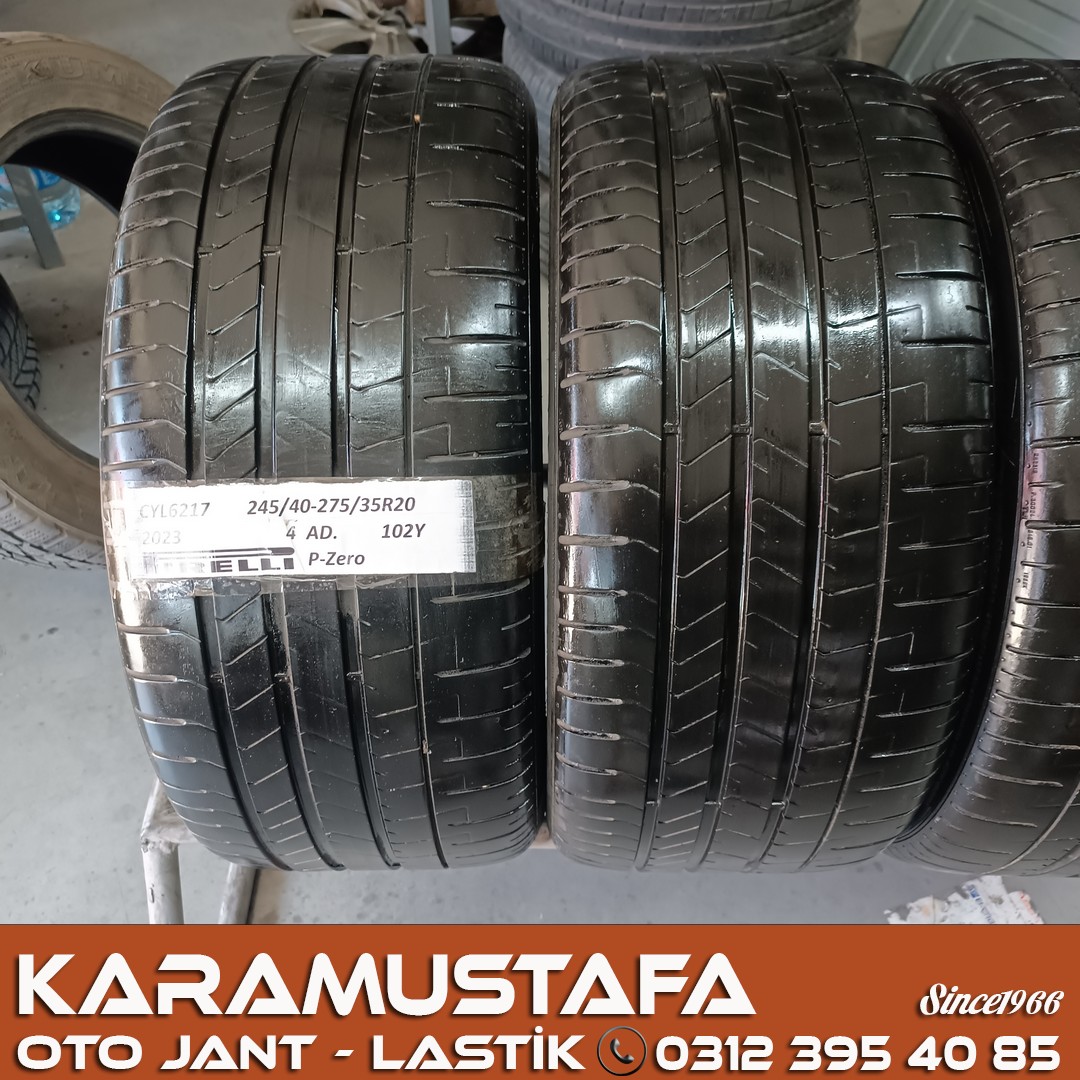 245 40 R 20 - 275 35 R 20 PIRELLI P-ZERO MO* ON ARKA SET 102Y * 2023 * 4 ADET * CYL6217 **