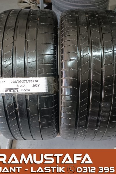245 40 R 20 - 275 35 R 20 PIRELLI P-ZERO MO* ON ARKA SET 102Y * 2023 * 4 ADET * CYL6217 **