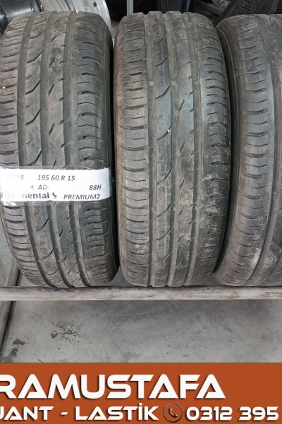 195 60 R 15 CONTINENTAL CPC2 88H * 2019 * 4 ADET * CYL6218 **