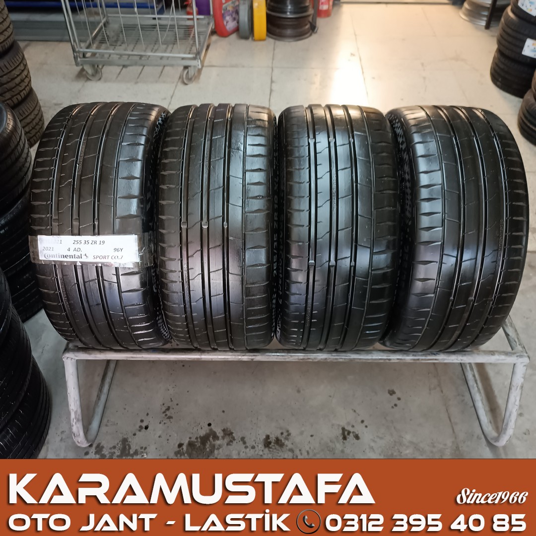 255 35 R 19 CONTINENTAL SPORTCONTACT7 * 2023 * 4 ADET * CYL6221 **