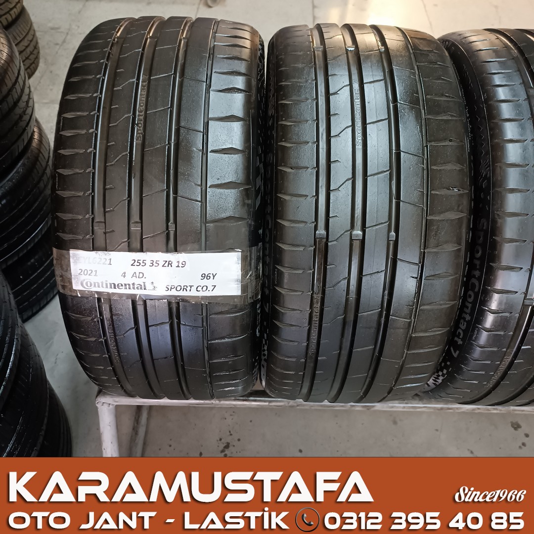 255 35 R 19 CONTINENTAL SPORTCONTACT7 * 2023 * 4 ADET * CYL6221 **