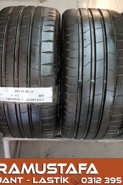 255 35 R 19 CONTINENTAL SPORTCONTACT7 * 2023 * 4 ADET * CYL6221 **