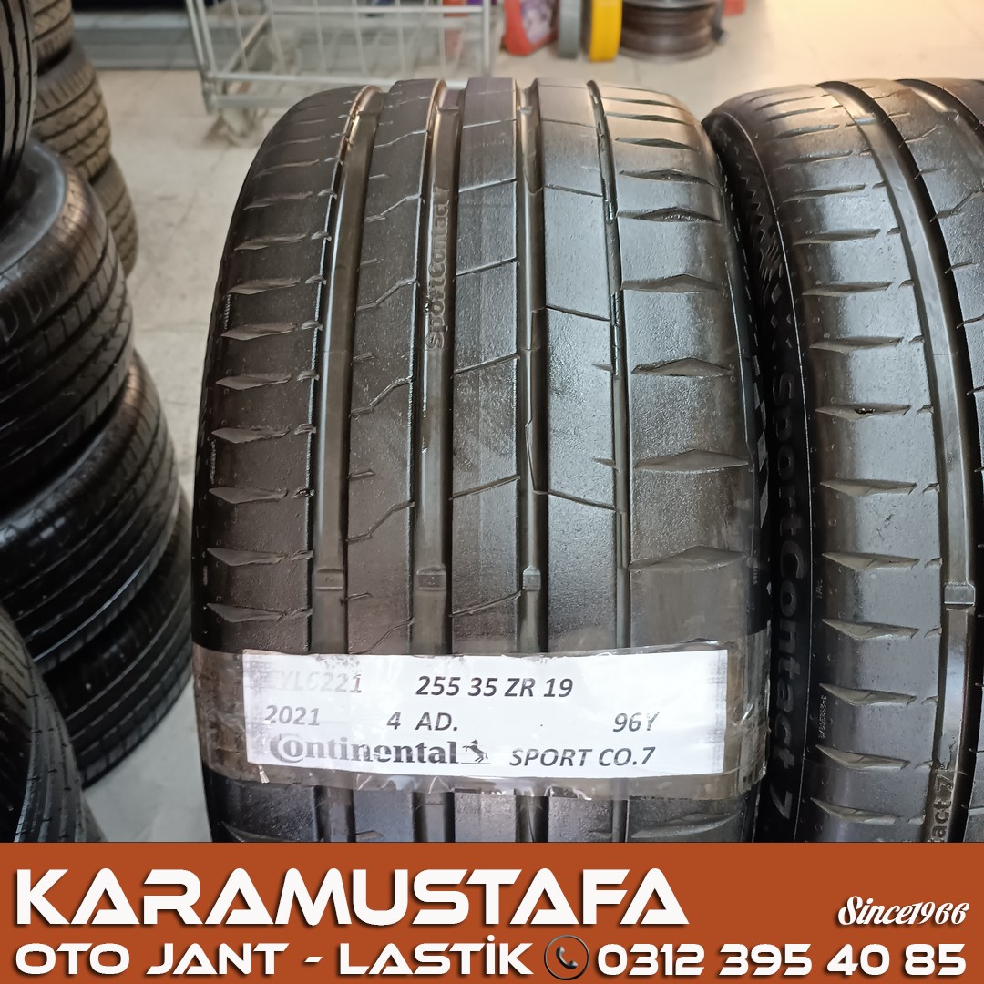 255 35 R 19 CONTINENTAL SPORTCONTACT7 * 2023 * 4 ADET * CYL6221 **