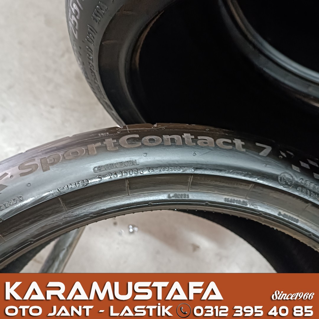 255 35 R 19 CONTINENTAL SPORTCONTACT7 * 2023 * 4 ADET * CYL6221 **
