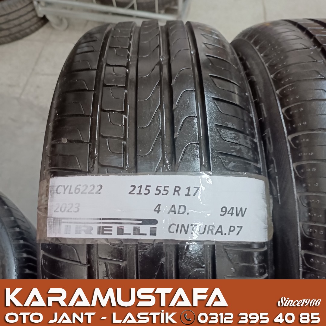 215 55 R 17 PIRELLI CP7 JELLI * 2023 * 4 ADET * CYL6222 **