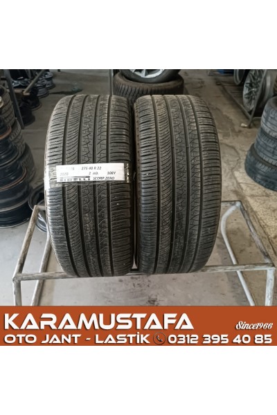 275 40 R 22 PIRELLI SCORPION ZERO 108Y * 2020 * 2 ADET * CYL6226 **