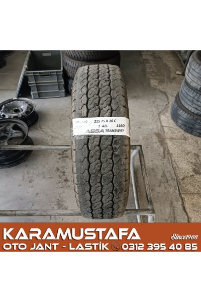 215 75 R 16 LASSA TRANSWAY 116Q * 2024 * 1 ADET * CYL6229 **