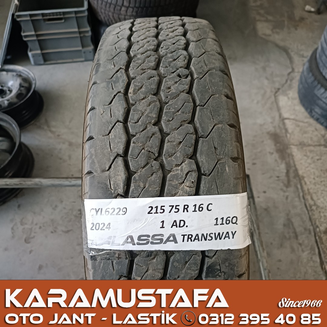 215 75 R 16 LASSA TRANSWAY 116Q * 2024 * 1 ADET * CYL6229 **