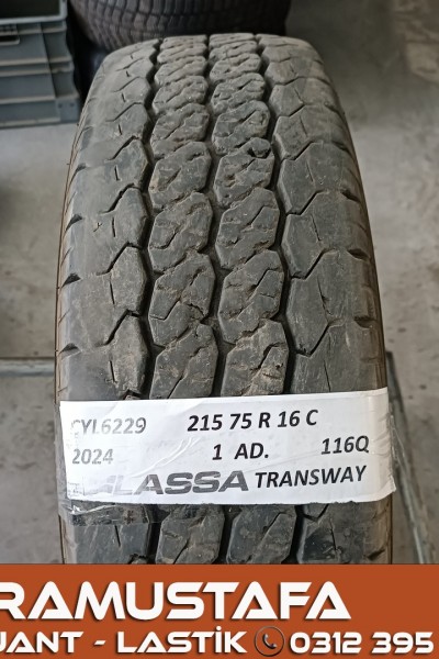 215 75 R 16 LASSA TRANSWAY 116Q * 2024 * 1 ADET * CYL6229 **