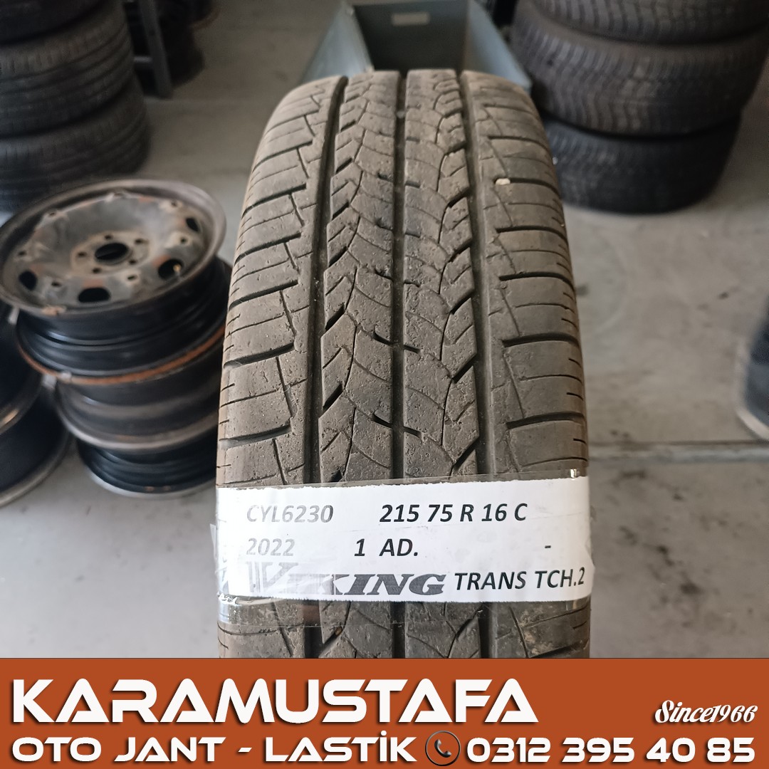 215 75 R 16VIKING TRANSTECH2 113R * 2023 * 1 ADET * CYL6230 **