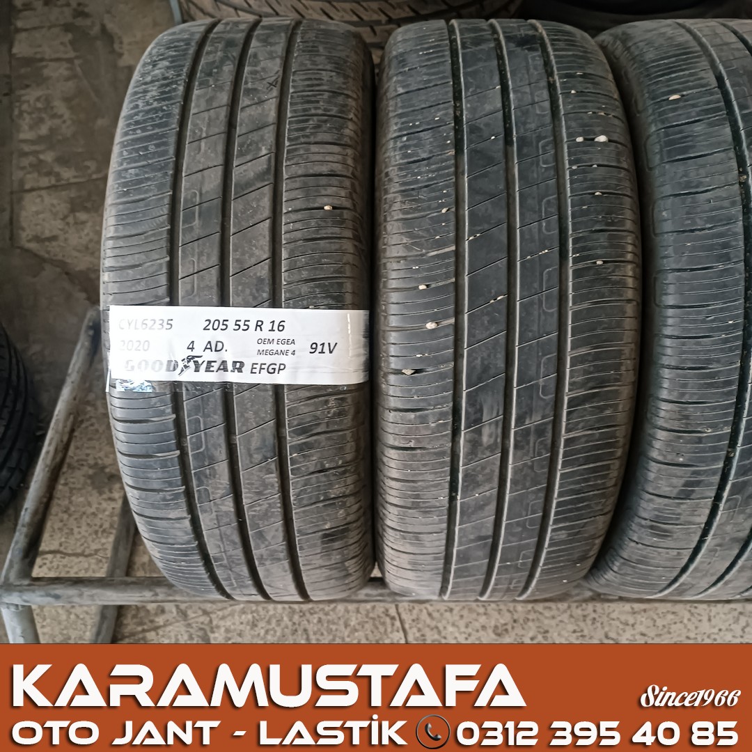 205 55 R 16 GOODYEAR EGP 91V * 2020 * 4 ADET * CYL6235 **