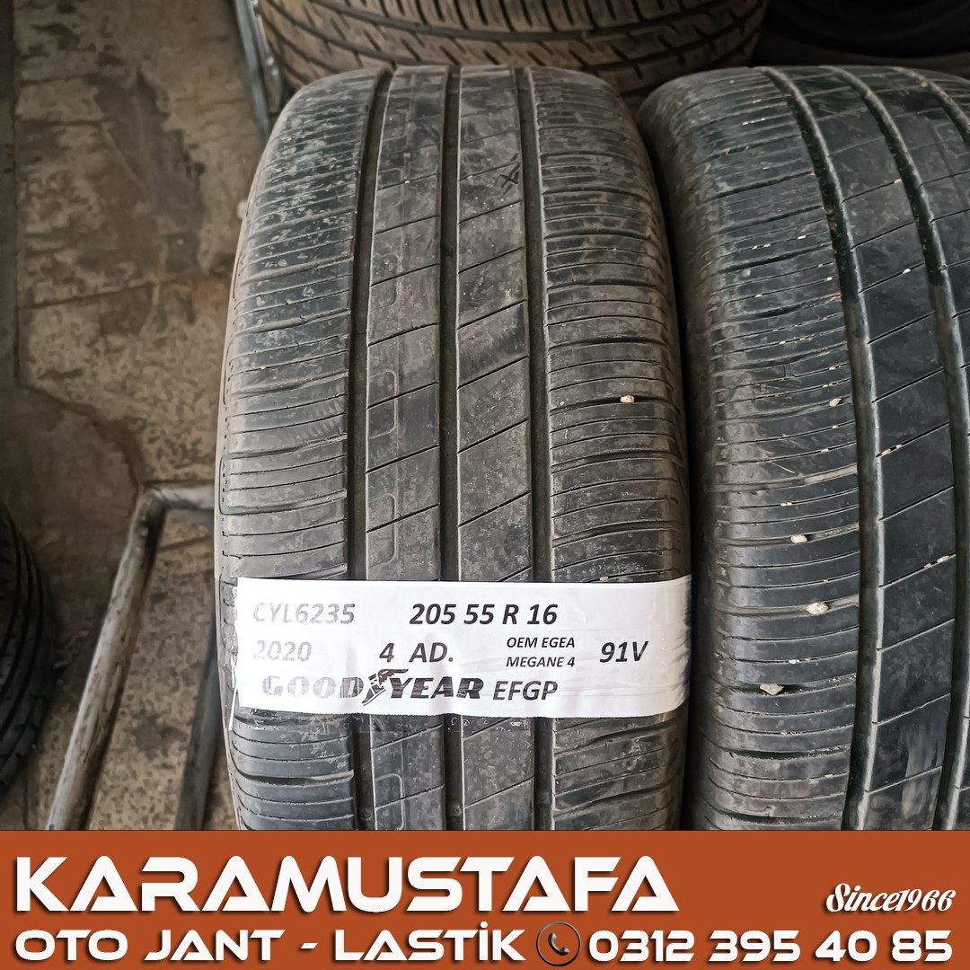 205 55 R 16 GOODYEAR EGP 91V * 2020 * 4 ADET * CYL6235 **