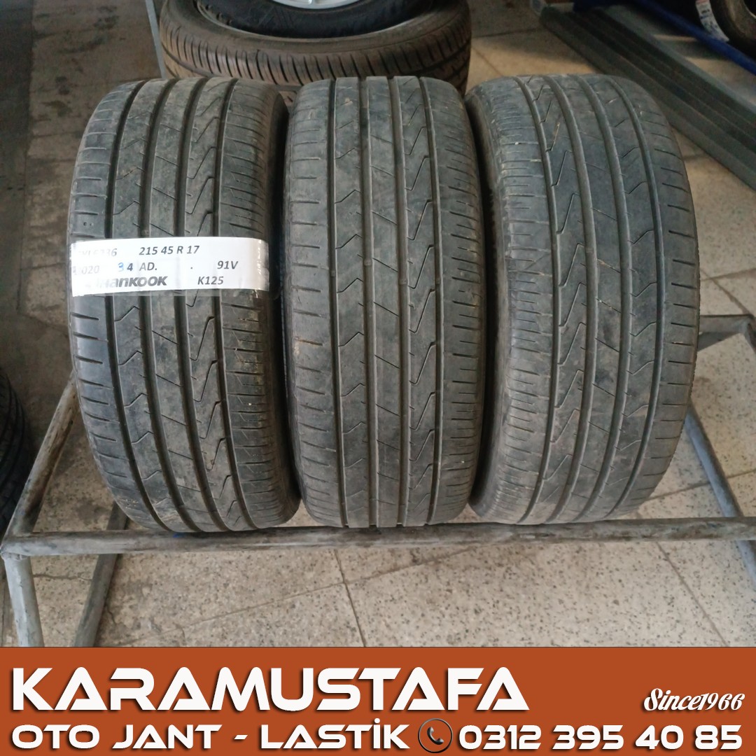 215 45 R 17 HANKOOK K125 91V * 2020 * 1 ADET * CYL6236 **