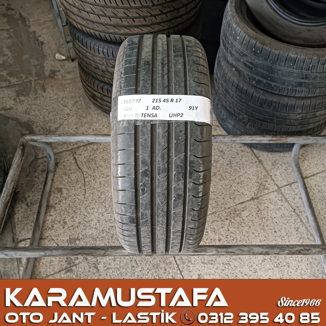 215 45 R 17 SAVA UHP2 91Y * 2020 * 1 ADET * CYL6237 **