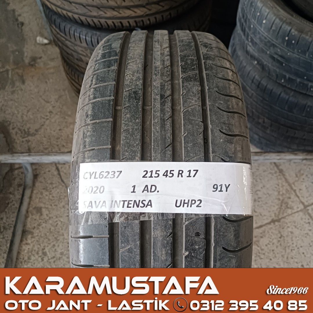 215 45 R 17 SAVA UHP2 91Y * 2020 * 1 ADET * CYL6237 **