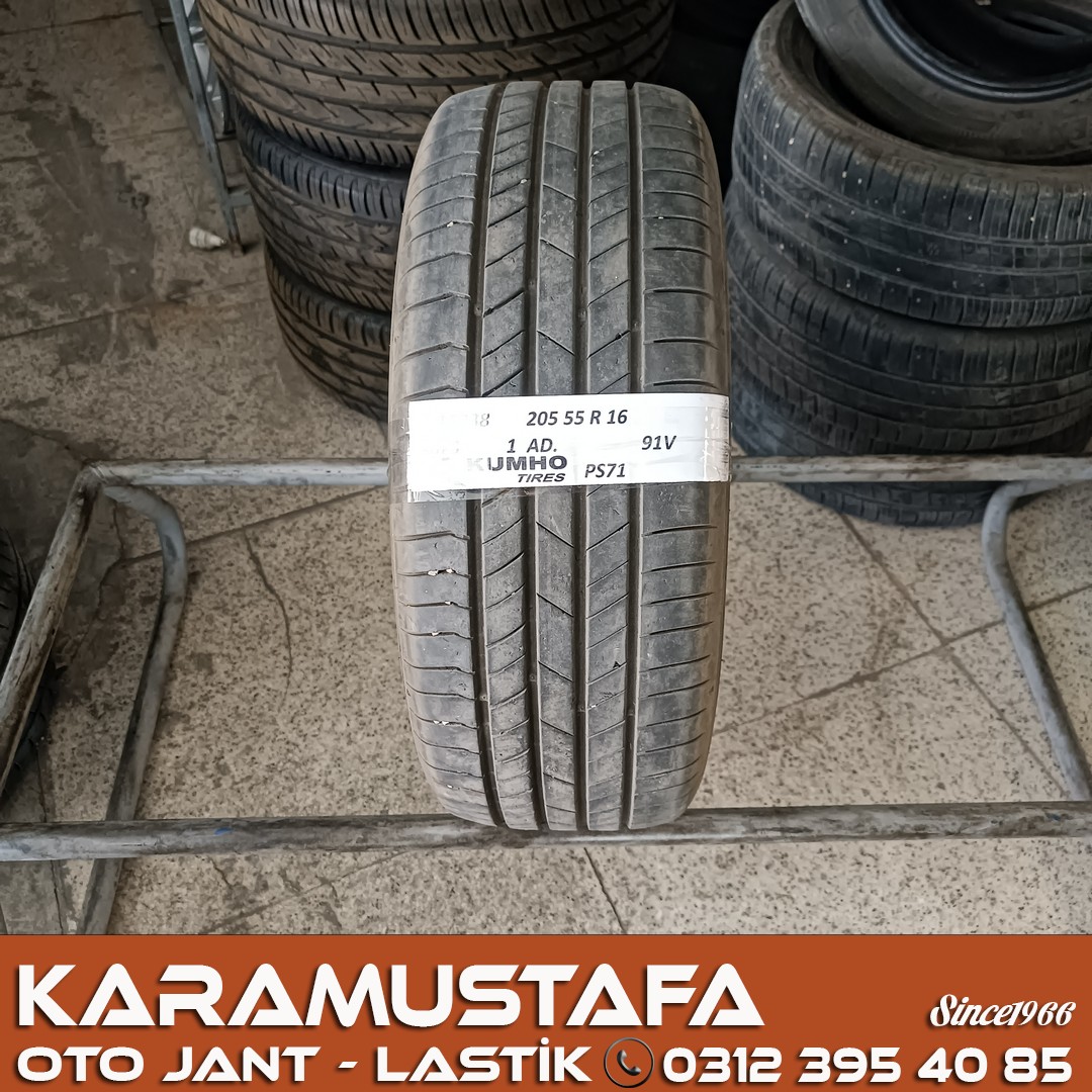 205 55 R 16 KUMHO PS71 91V * 2023 * 1 ADET * CYL6238 **